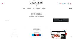 Desktop Screenshot of jenisisnewyork.com